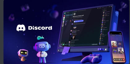 The logo to discord channel